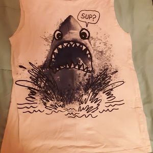 Sup? Shark Tank (Size 16) Blue and White